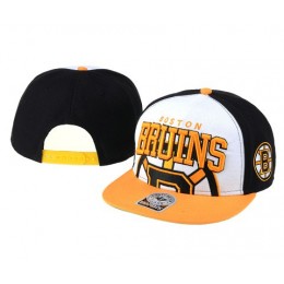 Boston Bruins NHL Snapback Hat 60D2 Snapback