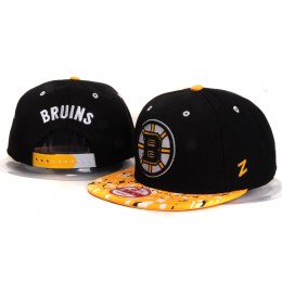 Boston Bruins Snapback Hat YS 209 Snapback