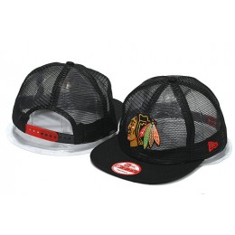 Chicago Blackhawks Mesh Snapback Hat YS 0512 Snapback