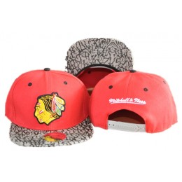 Chicago Blackhawks Hat 60D 150229 01 Snapback