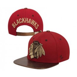 Chicago Blackhawks Hat 60D 150416 21 Snapback