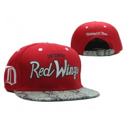 Detroit Red Wings Red Snapback Hat SF Snapback