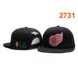 Detroit Red Wings TISA Snapback Hat PT37 Snapback