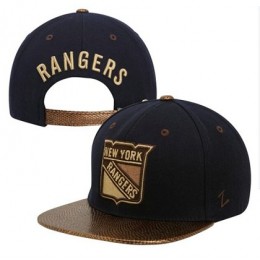 New York Rangers Hat 60D 150229 05 Snapback