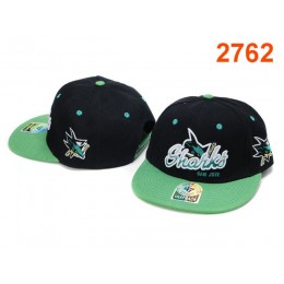 San Jose Sharks 47 Brand Snapback Hat PT05 Snapback