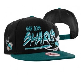 San Jose Sharks NHL Snapback Hat 60D2 Snapback