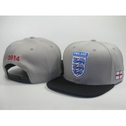 England 2014 World Cup Grey Snapback Hat LS 0617 Snapback