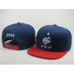 France 2014 World Cup Blue Snapback Hat LS 0617 Snapback