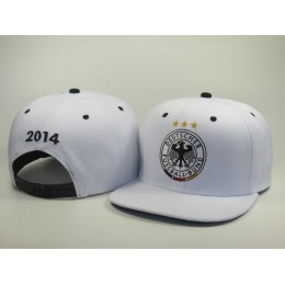 Germany 2014 World Cup White Snapback Hat LS 0617 Snapback