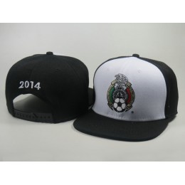 Mexico 2014 World Cup Black Snapback Hat LS 0617 Snapback